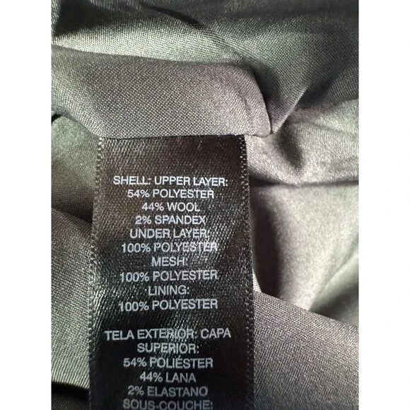 White House Black Market Wool Blend Tiered Pencil Skirt Women's Size 6 Gray - Picture 5 of 6